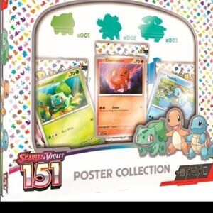Pokemon TCG Scarlet & Violet 3.5 Pokemon 151 Poster Collection